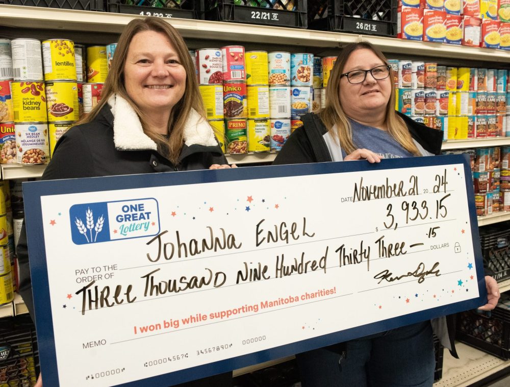 SVJETLANA MLINAREVIC THE CARILLON
Johanna Engel (left) and Monique Parent, along with a friend, won almost $4,000 in the early bird draw for the One Great Lottery. The lottery raises funds for 55 charities acorss the province.